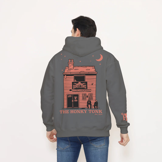 The Honky Tonk Hoodie - Grey