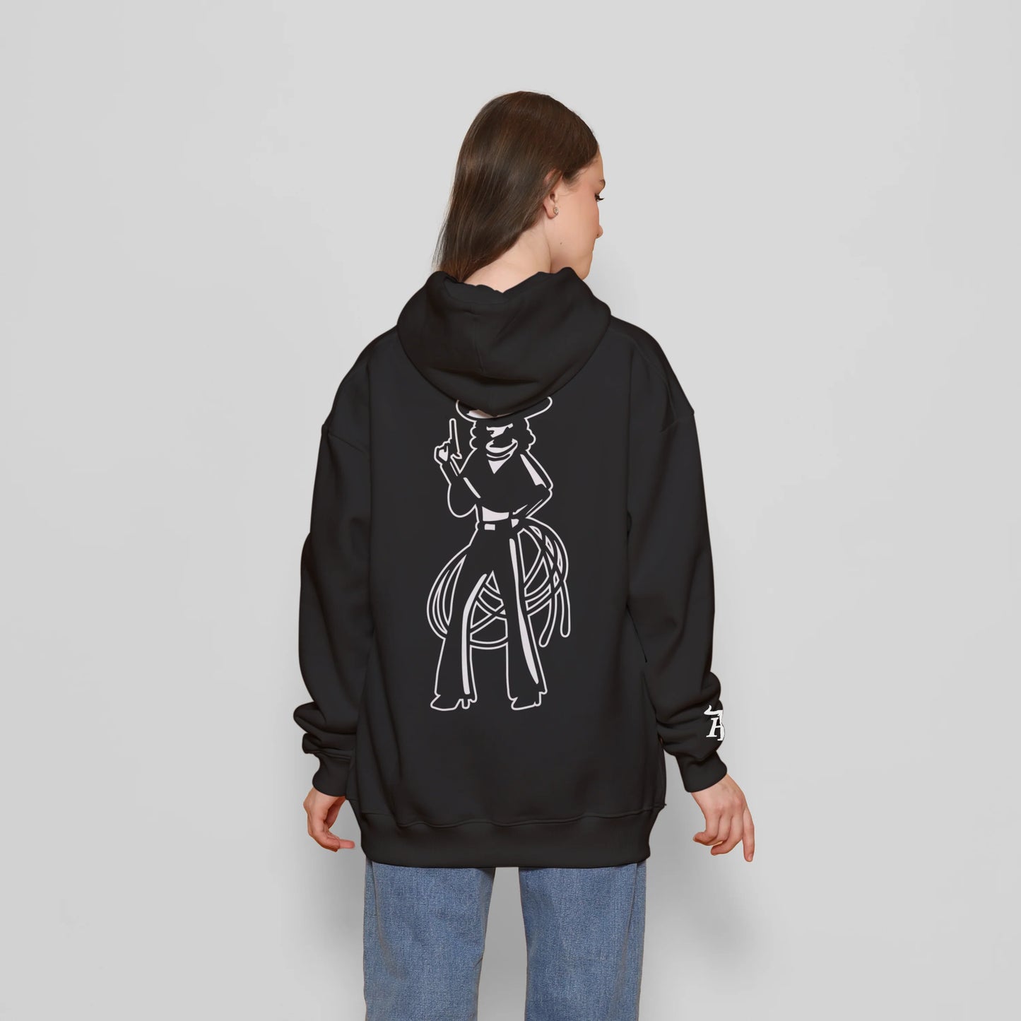 Honky Tonk Outlaw Hoodie - Black