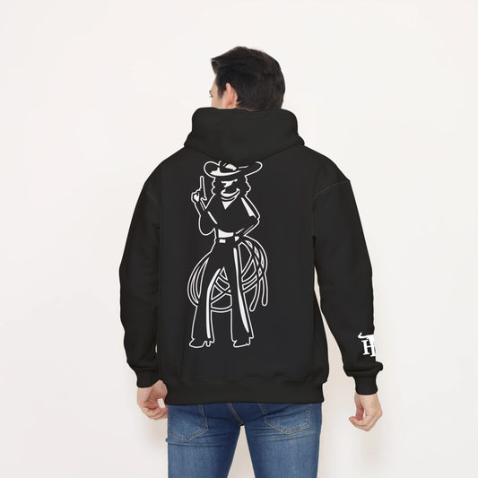 Honky Tonk Outlaw Hoodie - Black