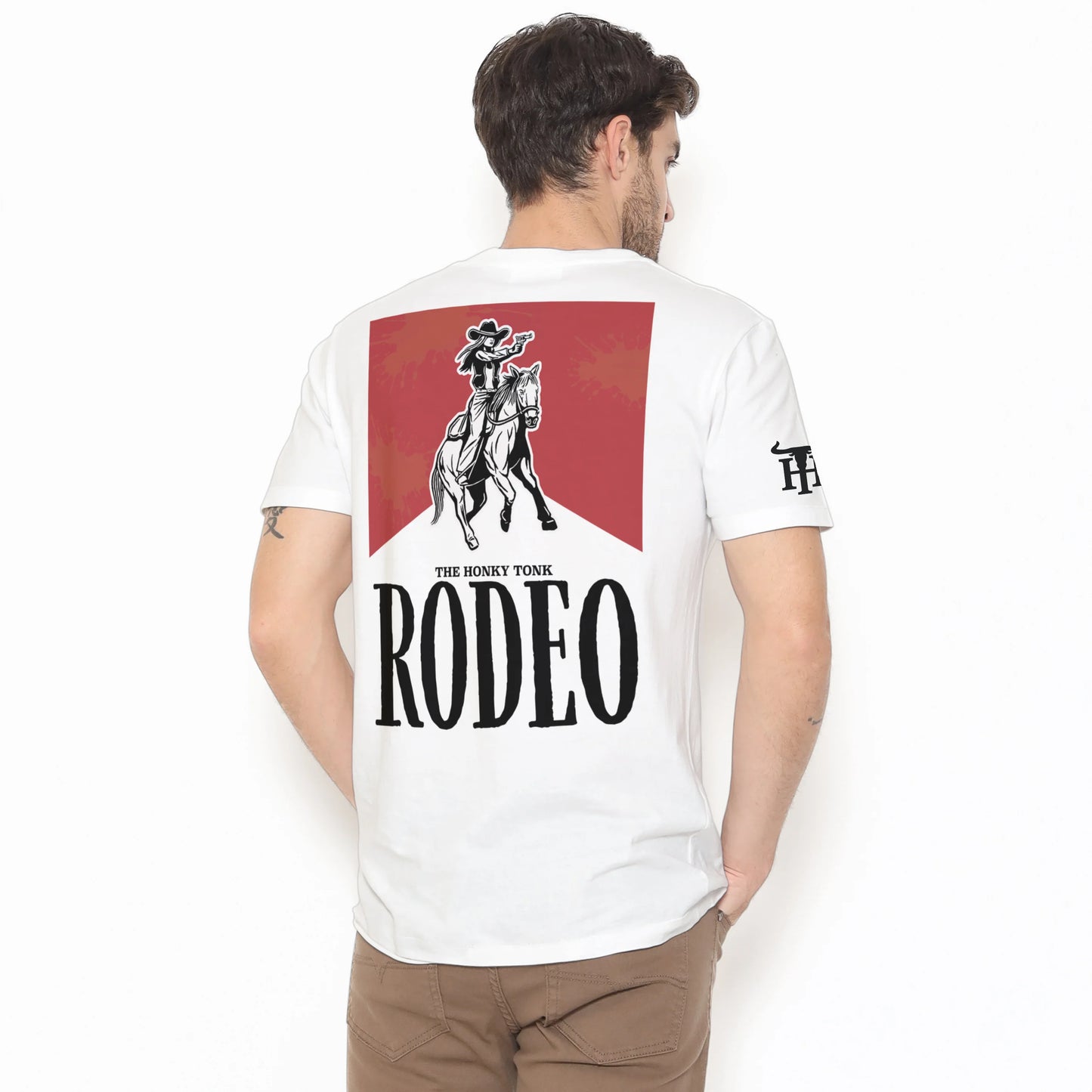 HONKY TONK RODEO T-SHIRT - White