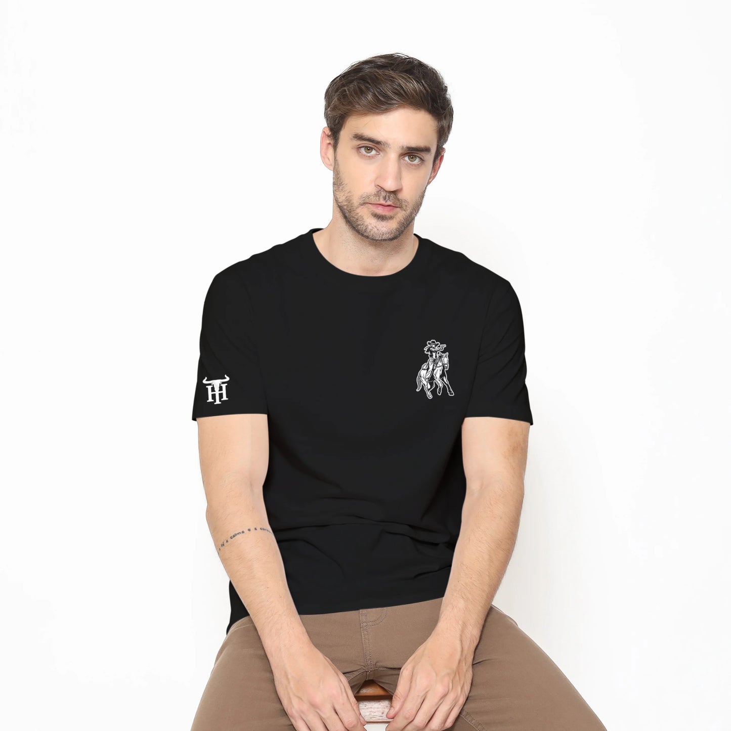 HONKY TONK RODEO T-SHIRT - BLACK